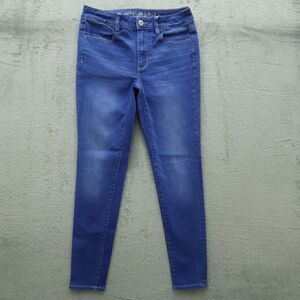 American Eagle Jeans Women's Size 6R Blue High-Rise Jegging Denim 28" Inseam